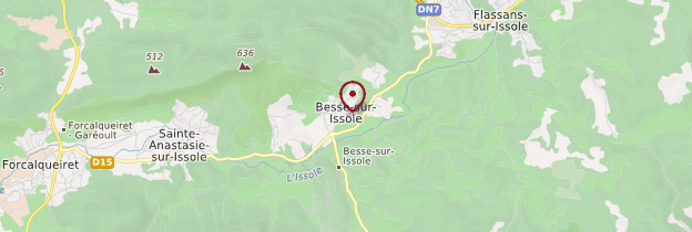 Carte Besse-sur-Issole - Côte d'Azur