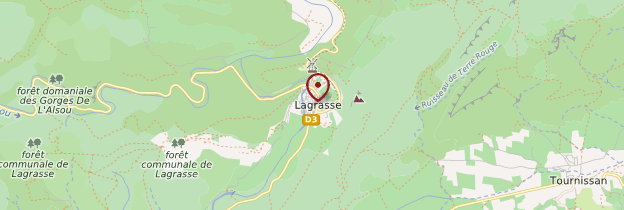 Carte Lagrasse - Languedoc-Roussillon