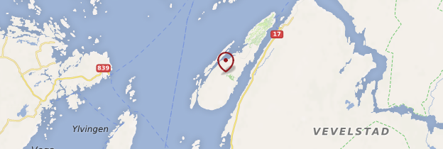 Carte Hamnøy - Norvège