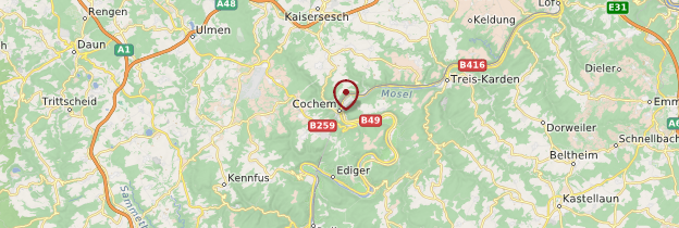 Carte Cochem - Allemagne