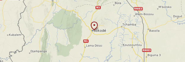 Carte Sokodé - Togo