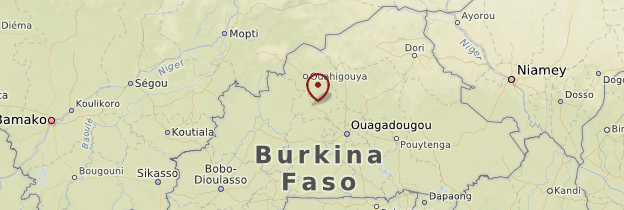 Carte Yako - Burkina Faso