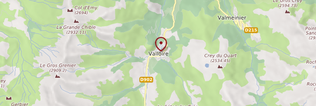 Carte Valloire - Alpes
