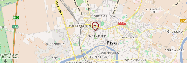 Carte Pisa (Pise) - Toscane