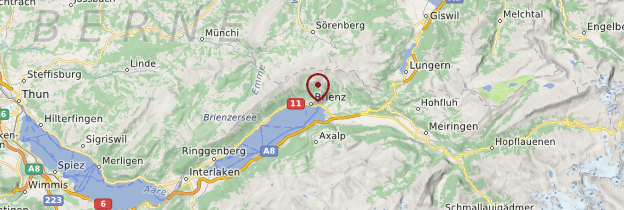 Carte Brienz - Suisse