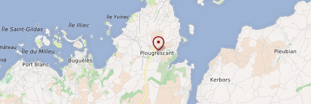 Carte Plougrescant (Plougouskant) - Bretagne