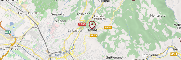 Carte Fiesole - Toscane