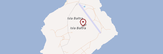 Carte Isla Baltra - Îles Galápagos