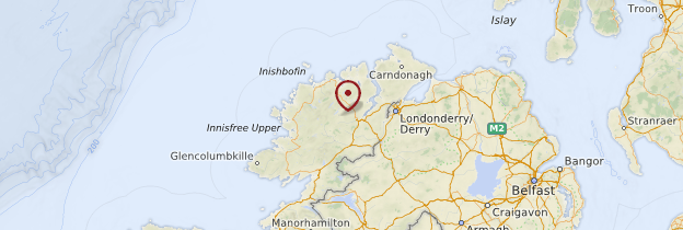 Carte Donegal - Irlande