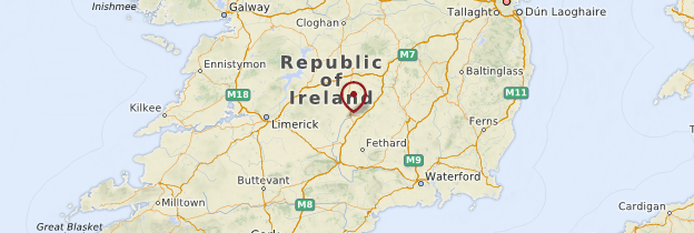 Carte Comté de Tipperary - Irlande