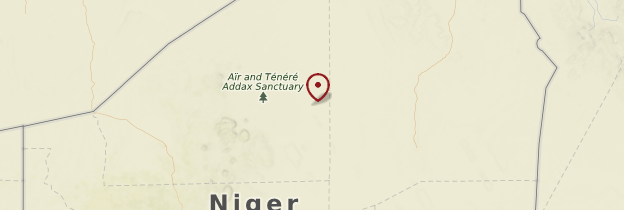 Carte Sahara - Niger