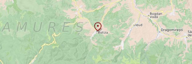 Carte Botiza - Roumanie