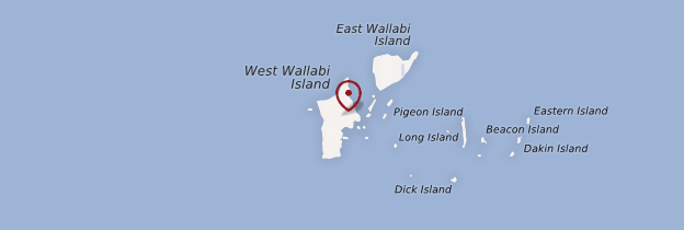 Carte Abrolhos Islands - Australie