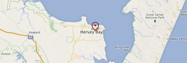 Carte Hervey Bay - Australie