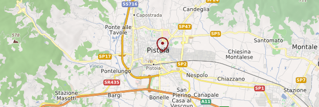 Carte Pistoia - Toscane