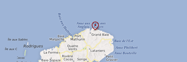 Carte De Port Mathurin à Pointe Coton - Île Maurice, Rodrigues