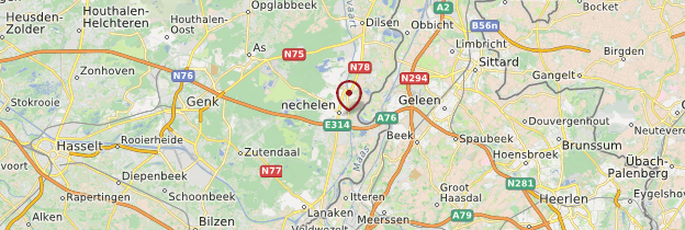 Carte Maasmechelen - Belgique