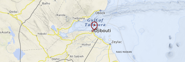 Carte Djibouti - Djibouti