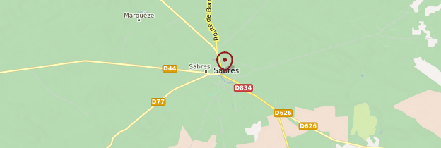 Carte Sabres - Aquitaine - Bordelais, Landes