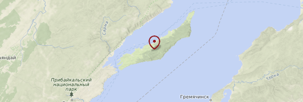 Carte Île d'Olkhon - Russie