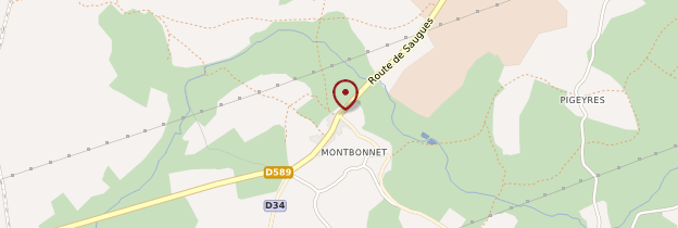 Carte Montbonnet - Auvergne