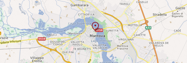 Carte Mantova (Mantoue) - Italie