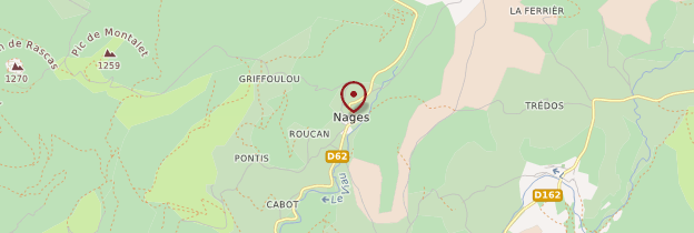 Carte Nages - Midi toulousain - Occitanie