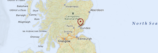Carte Dundee & Angus - Écosse