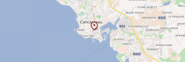 Carte Citadelle de Concarneau - Bretagne