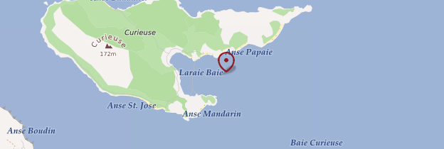 Carte Baie Laraie - Seychelles