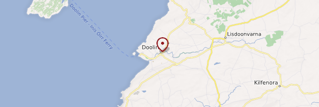 Carte Doolin (Dúlainn) - Irlande