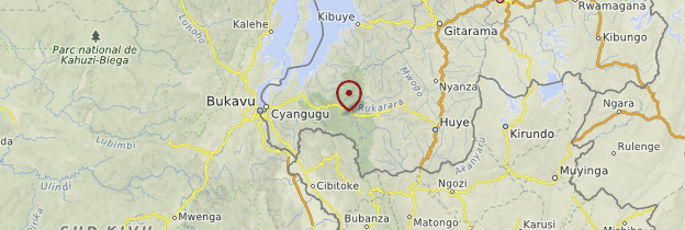 Carte Parc National de Nyungwe - Rwanda