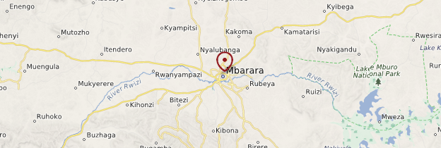 Carte Mbarara - Ouganda