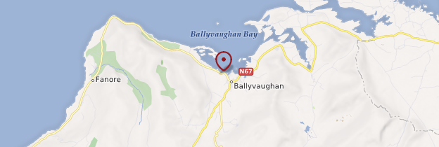 Carte Ballyvaughan (Baile Ui Beacháin) - Irlande