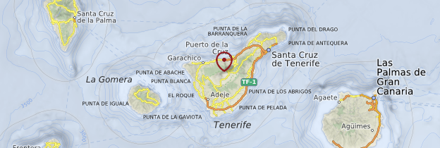 Carte Parc Taoro - Tenerife