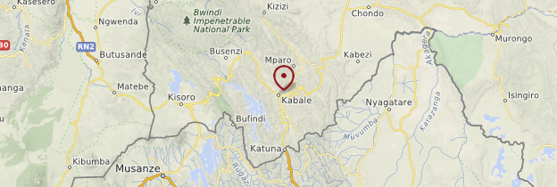 Carte Ville de Kabale - Ouganda
