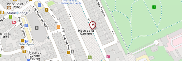 Carte Place de la Carrière - Lorraine