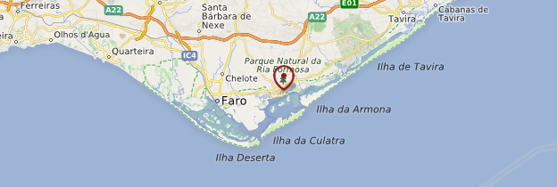 tourist map of olhao