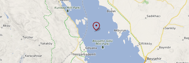 Carte Lac de Beysehir - Turquie