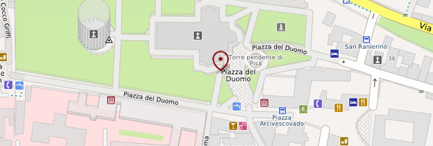 Carte Duomo de Pise - Toscane