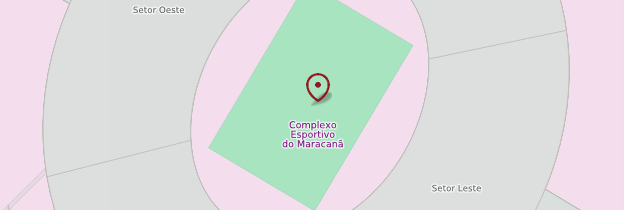 Carte Stade Maracanã - Rio de Janeiro