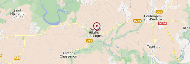 Carte Saint-Hilaire-des-Loges - Pays de la Loire