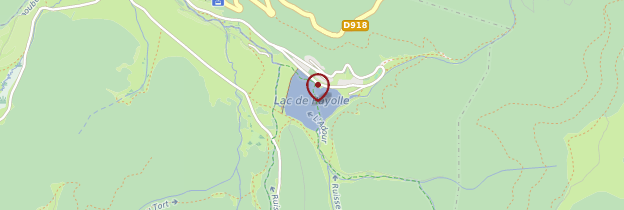 Carte Réservoir des Laquets - Midi toulousain - Occitanie