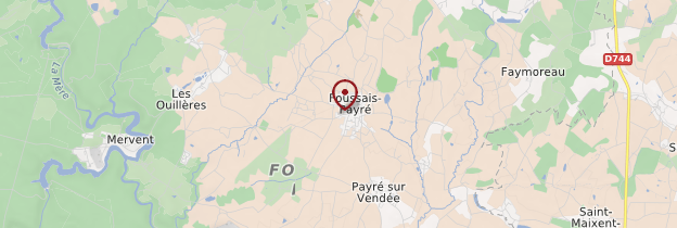 Carte Foussais-Paryé - Pays de la Loire