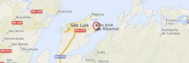Carte São José de Ribamar - Brésil