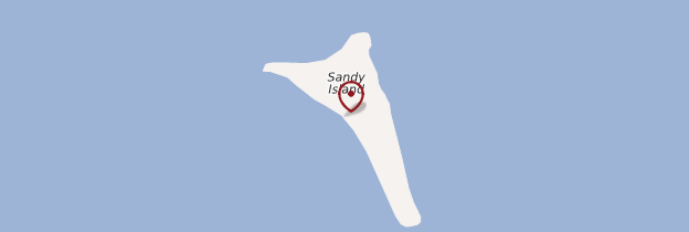 Carte Sandy Island - Saint-Martin