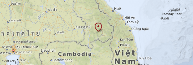 Carte Sud du Laos - Laos