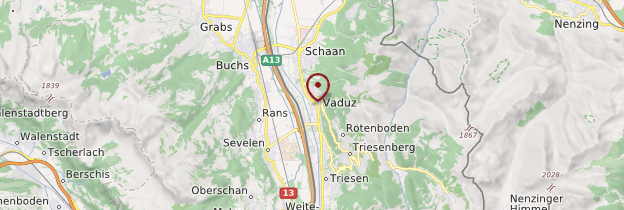 Carte Vaduz - Liechtenstein