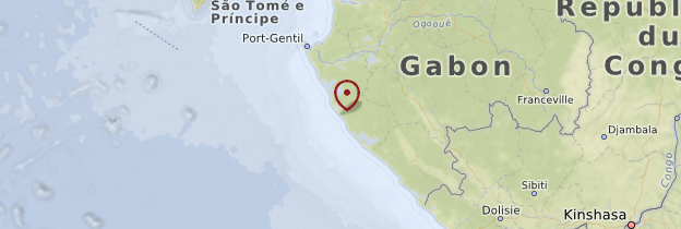 Carte Côte - Gabon