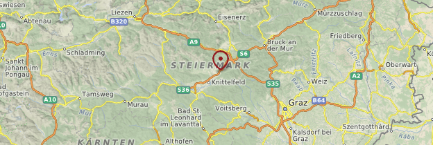 Carte Styrie - Autriche